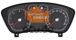 Ford, Tacho / Display / Kombiinstrument, Fiesta VI / Fusion Facelift Kombiinstrument (2006 - 2008)