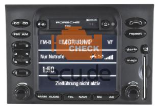 PORSCHE 99664290404EFR AnzBedieneinheit InformationssystemRdW Siemens 5WK78003E S3088088010B1001 BECKER AUTOMOTIVE SYSTEMS BE2580
