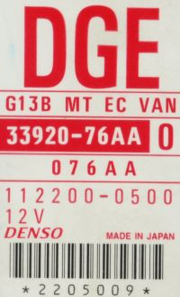 Suzuki Denso Teilenummer