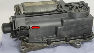 beschädigter Hydraulikanschluss Durashift